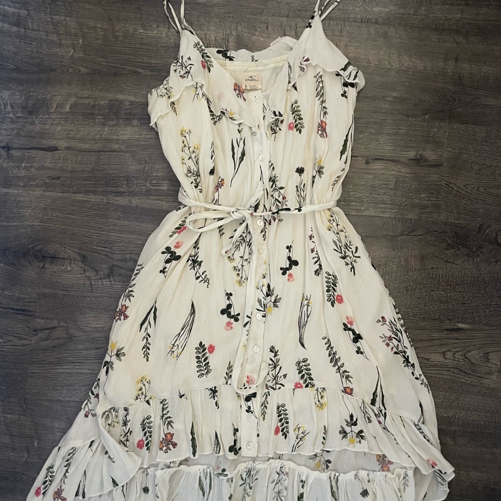 O’ Neill women’s size Small flowered print tie dress